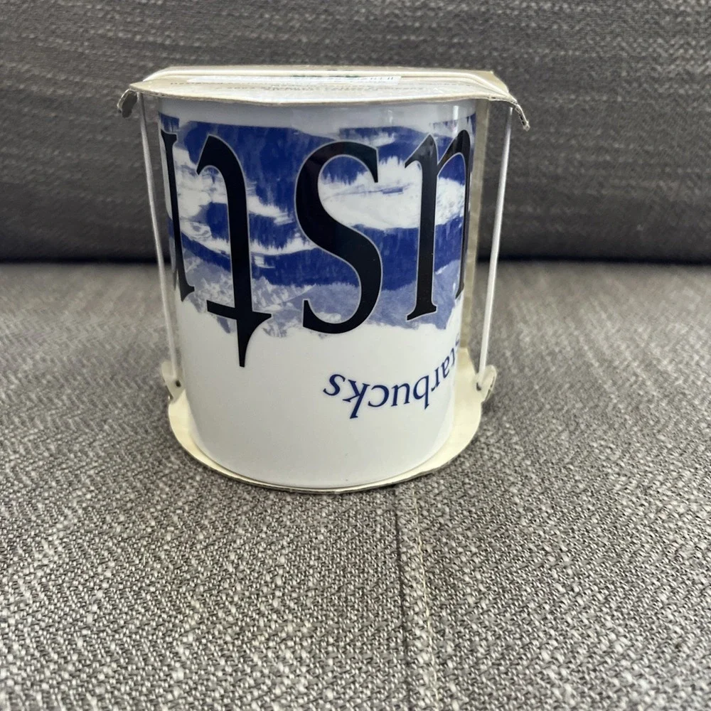 Starbucks CITY MUG COLLECTOR SERIES 2001 Coffee AUSTRIA Ceramic Mountains 16oz